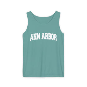 Ann Arbor, Michigan Tank Top Unisex | Comfort Colors - 100% Cotton - 0