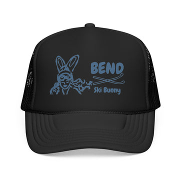 Bend, Oregon Ski Bunny Trucker Hat - 0