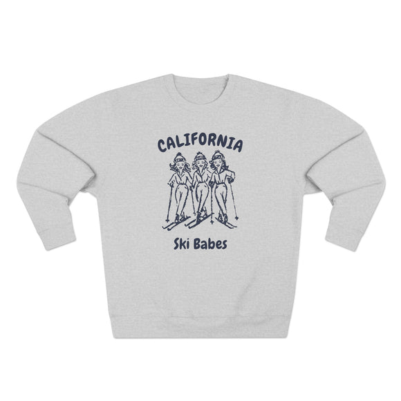 Premium California Ski Babes Sweatshirt