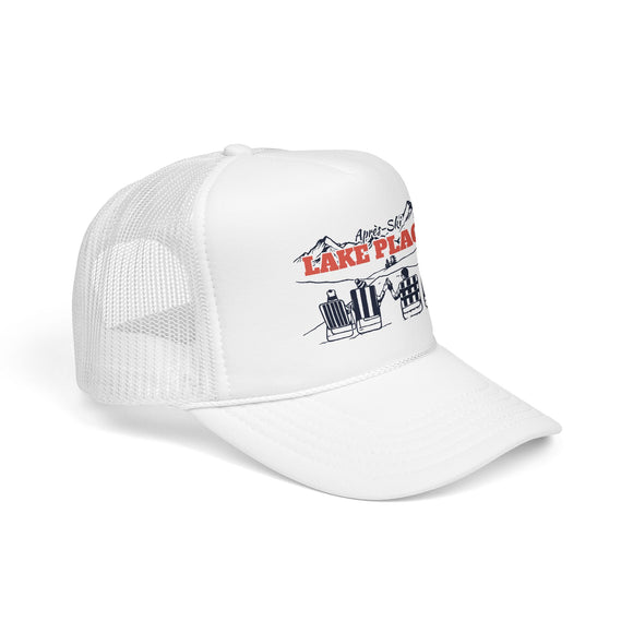 Lake Placid, New York Après-ski Trucker Hat — Foam Mesh Cap