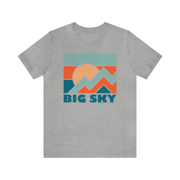 Big Sky, Montana T-Shirt - Retro Unisex Big Sky Shirt