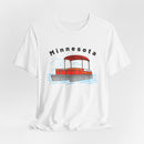 Minnesota T Shirt - Retro Pontoon Boat Minnesota Tee-8
