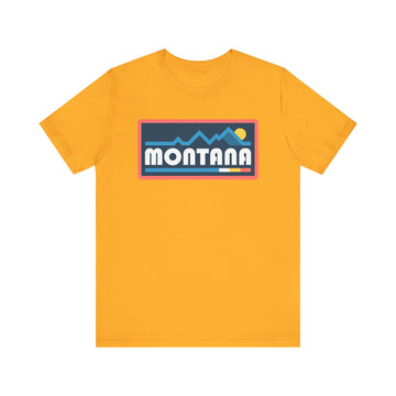 Buy gold Montana T Shirt - Retro Graphic Montana Tee