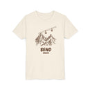 Bend, Oregon Youth T-Shirt — Vintage Gondola Ski Mountain Tee-1