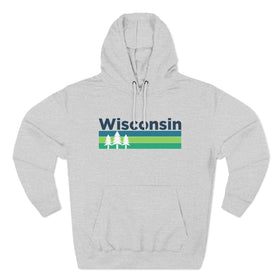 Premium Wisconsin Hoodie - Retro Unisex Sweatshirt