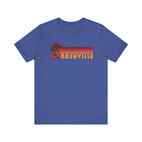 Nashville, Tennessee T-Shirt Retro Boots - Adult Unisex Nashville T Shirt