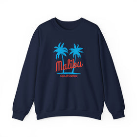 Malibu, California Sweatshirt - Unisex Crewneck Malibu Sweatshirt