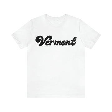 Buy white Vermont T-Shirt - Retro Unisex Vermont Shirt