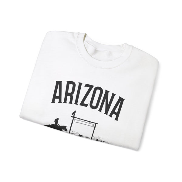 Arizona Sweatshirt - Mountain Cowgirl Graphic Crewneck