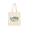 Park City, Utah Cotton Canvas Tote Bag - 15
