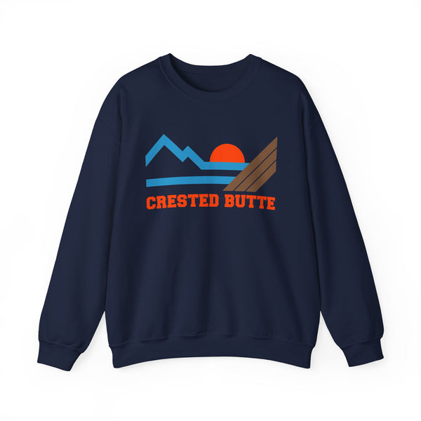 Crested Butte, Colorado Sweatshirt - Mountain Crested Butte Crewneck Sweatshirt