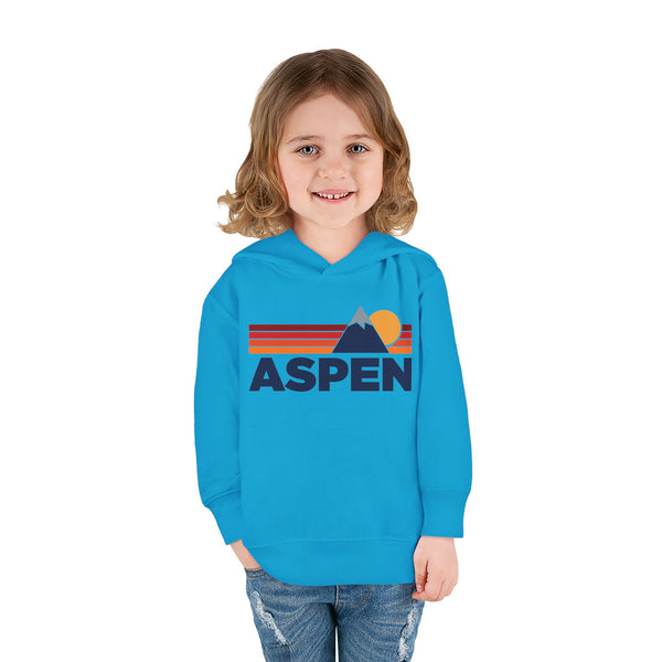 Aspen, Colorado Toddler Hoodie - Unisex Mountain Aspen Pullover Sweatshirt, Kids Hooded Jumper, Colorado Souvenir