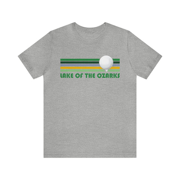 Golf Lake of the Ozarks, Missouri T-Shirt - Retro Golf Unisex Lake of the Ozarks Shirt