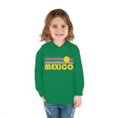 Mexico Toddler Hoodie - Retro Sunrise Unisex Mexico Toddler Sweatshirt-8