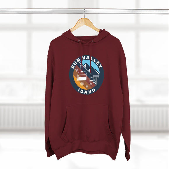Premium Sun Valley, Idaho Ski Lift Hoodie