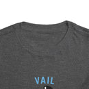Vail, Colorado Toddler Skiing Snowman Graphic Tee - Kids Vail Shirt-17
