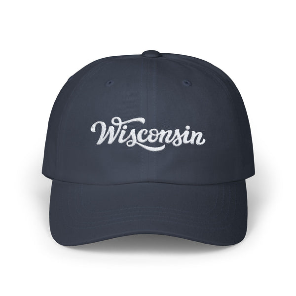 Wisconsin Dad Hat - Embroidered Wisconsin Classic Dad Cap