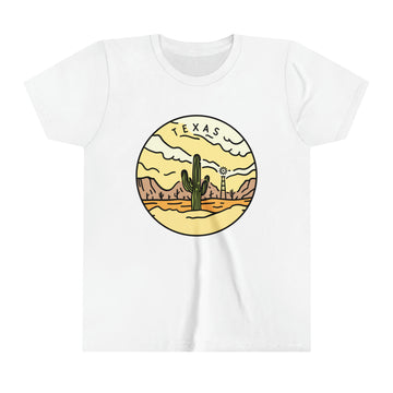Buy white Texas Youth T-Shirt - Unisex Kids Texas Shirt