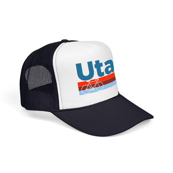 Utah Trucker Hat - Foam Utah Bike Cap