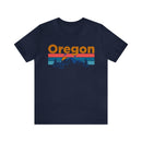 Oregon T-Shirt - Mountain Sunset Unisex Oregon Shirt-8