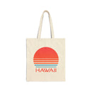 Hawaii Cotton Canvas Hawaii Tote Bag - Retro 80s-1