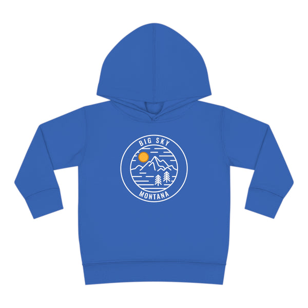 Big Sky, Montana Toddler Hoodie - Unisex Big Sky Toddler Sweatshirt