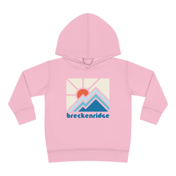 Breckenridge, Colorado Toddler Hoodie - Minimal Style Unisex Breckenridge Toddler Sweatshirt