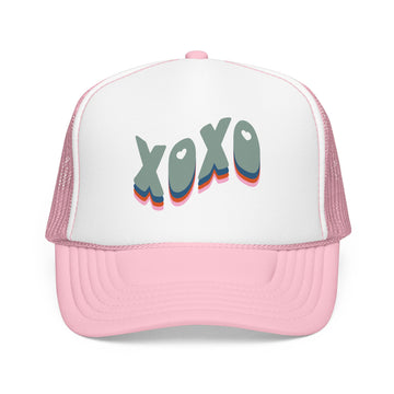 Buy light-pink-white XOXO Trucker Hat Boho