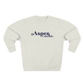 Buy oatmeal-heather Premium Aspen, Colorado Sweatshirt