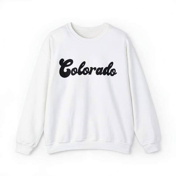 Colorado Sweatshirt - Unisex Retro Colorado Crewneck Sweatshirt