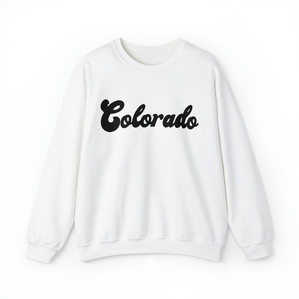 Colorado Sweatshirt - Unisex Retro Colorado Crewneck Sweatshirt