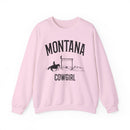 Montana Sweatshirt - Mountain Cowgirl Graphic Crewneck-4