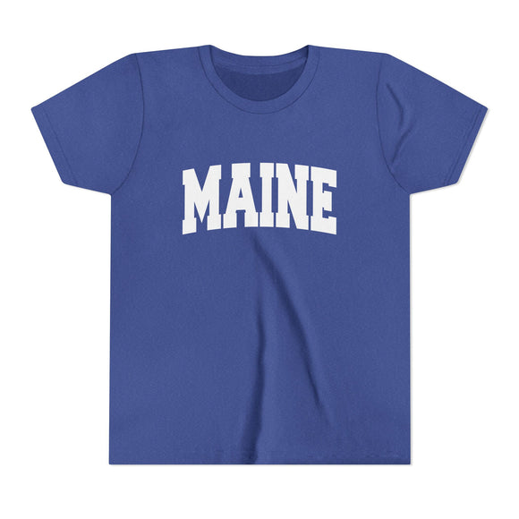Maine Youth Graphic Tee - Kids T Shirt