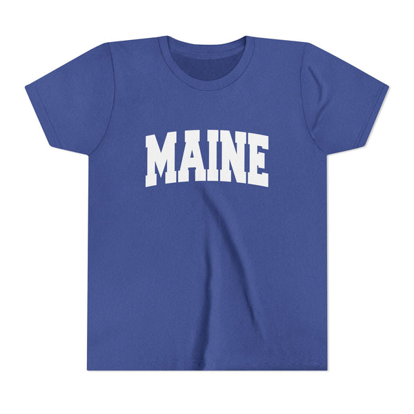 Maine Youth Graphic Tee - Kids T Shirt