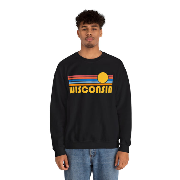 Copy of Copy of Wisconsin Sweatshirt - Retro Sunrise Unisex