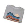 North Carolina Sweatshirt Retro Mountains, North Carolina Unisex Graphic Crewneck