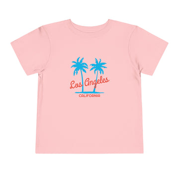 Buy pink Los Angeles, California Toddler T-Shirt - Retro Palm Tree Toddler Los Angeles Shirt