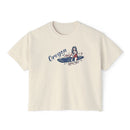 Oregon Surfer Girl Tee | 100% Cotton Women's Boxy Tee-1