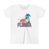 Florida Youth Shirt - Retro Palm Tree Florida Kid's T-Shirt