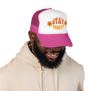 Stay Groovy Trucker Hat Boho-15