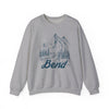 Bend, Oregon Sweatshirt - Mountain Illustration Graphic Crewneck
