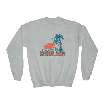 Buy sport-grey Santa Ana, California Youth Sweatshirt - Unisex Kid's Santa Ana Sweatshirt