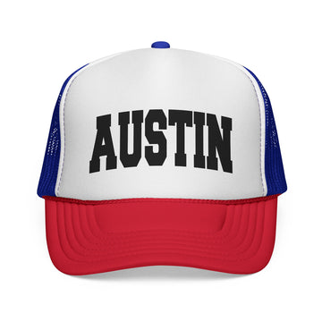 Austin, Texas Collegiate Style Trucker Hat