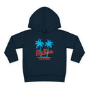 Malibu, California Toddler Hoodie - Unisex Malibu Toddler Sweatshirt-4