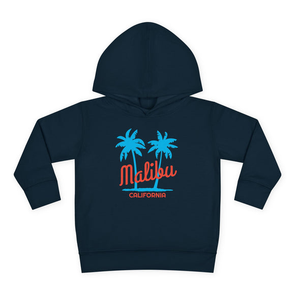 Malibu, California Toddler Hoodie - Unisex Malibu Toddler Sweatshirt