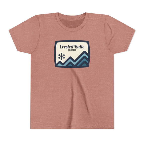 Crested Butte, Colorado Youth T-Shirt — Mountain Tee