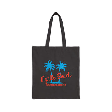 Myrtle Beach, South Carolina, Cotton Canvas Myrtle Beach Tote Bag - 0