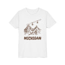 Michigan Youth T-Shirt — Vintage Gondola Ski Mountain Tee-2