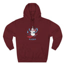 Premium Alaska Skiing Snowman Hoodie-3