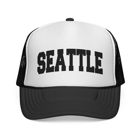 Seattle, Washington Collegiate Style Trucker Hat